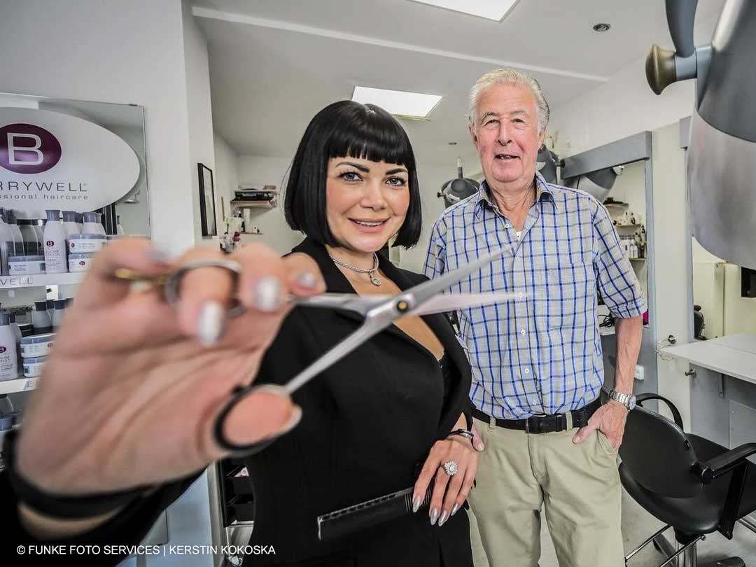 Shima Pashazadeh mit Walter Rest